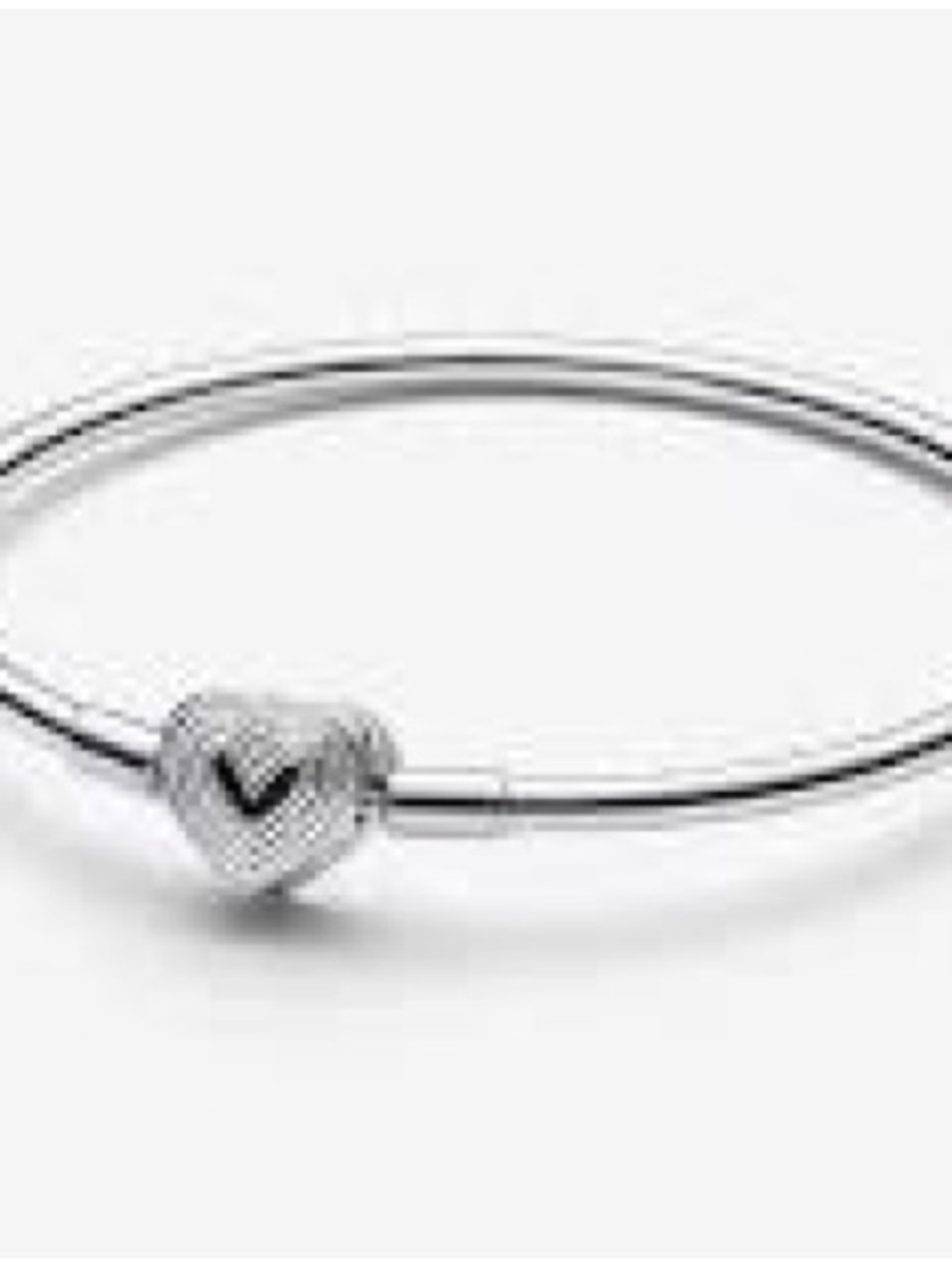 Pandora radiating heart clasp bangle